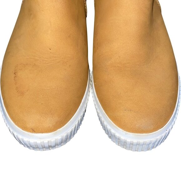 Timberland Women's Skyla Bay nubuck leather Pull on Wheat Boots Style A448T sz 9 - Picture 11 of 13